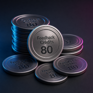 Pack Actif - 80 crédits Feedback